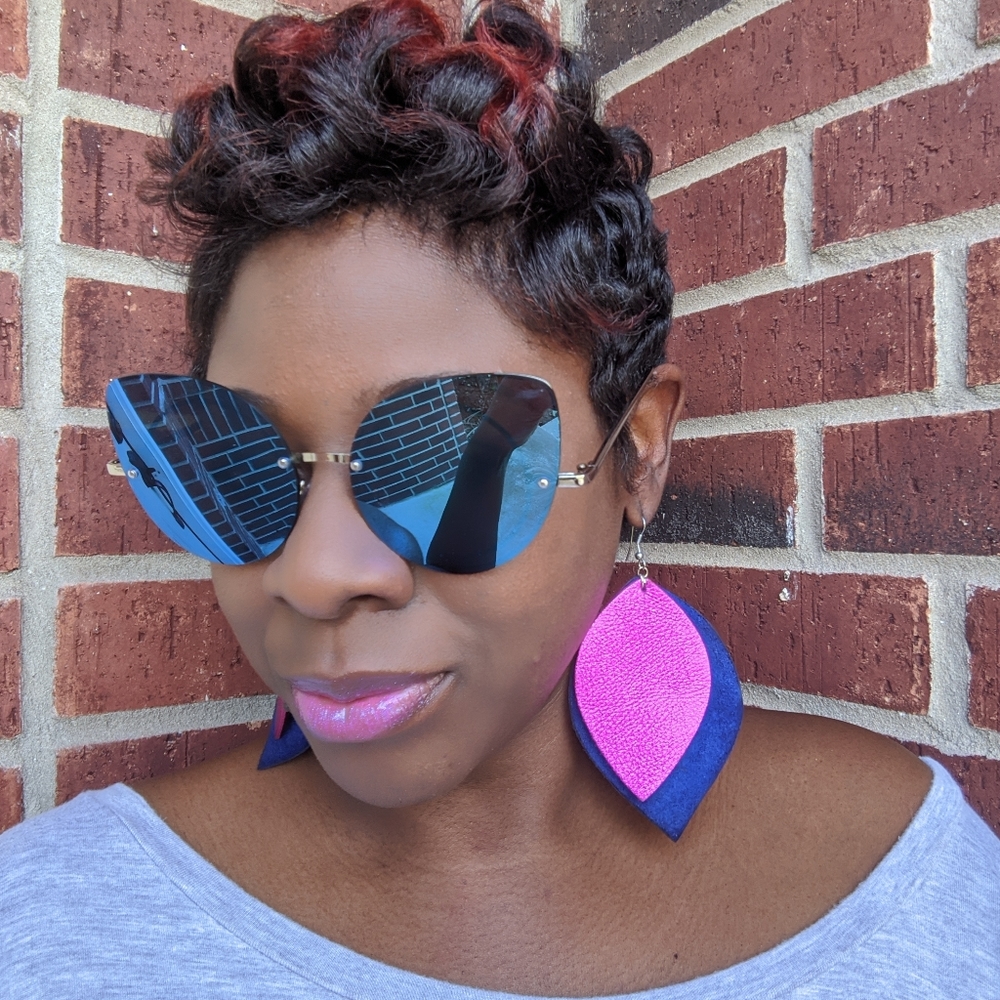 Hot blue aviators
